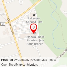Freedom Mobile on Wentworth Street West, Oshawa Ontario - location map