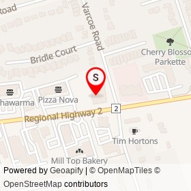 Shoppers Drug Mart on Regional Highway 2, Clarington Ontario - location map
