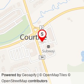 The Fisherman Fish & Chips on Courtice Road, Courtice Ontario - location map