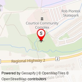 Courtice on , Courtice Ontario - location map