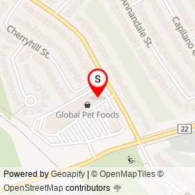 Circle K on Cherryhill Street, Oshawa Ontario - location map