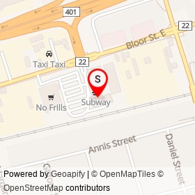 The Grocery Outlet on Bloor Street East, Oshawa Ontario - location map