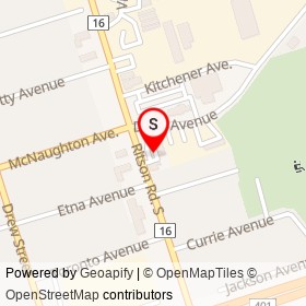 Mac's on Ritson Road South, Oshawa Ontario - location map