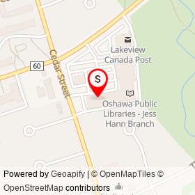 Quesada on Wentworth Street West, Oshawa Ontario - location map