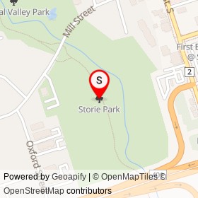 Storie Park on , Oshawa Ontario - location map
