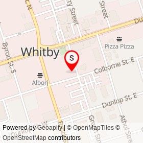 Gangester Cheese Kitchen & Bar on Green Street, Whitby Ontario - location map