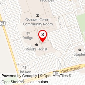 No Name Provided on King Street West, Oshawa Ontario - location map
