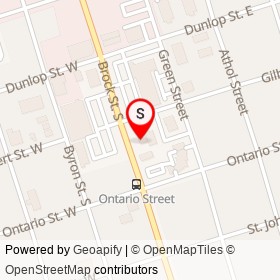 Shell on Brock Street South, Whitby Ontario - location map