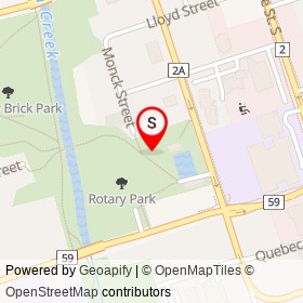 No Name Provided on Monck Street, Oshawa Ontario - location map
