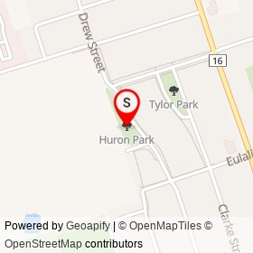Huron Park on , Oshawa Ontario - location map