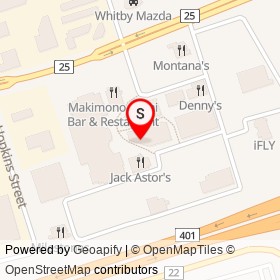 Caffe Demetre on Consumers Drive, Whitby Ontario - location map