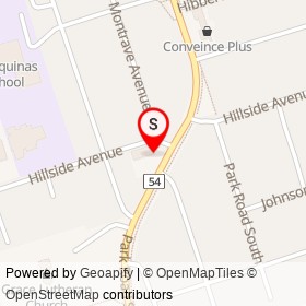 Coffee Time on Hillside Avenue, Oshawa Ontario - location map