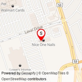 Five Guys on Laval Drive, Oshawa Ontario - location map