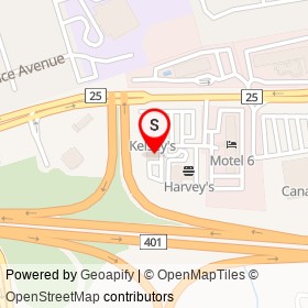 Subway on Consumers Drive, Whitby Ontario - location map