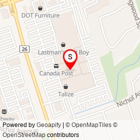 Cash Hut on Thickson Road, Whitby Ontario - location map