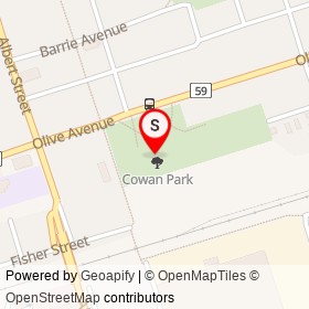 No Name Provided on Olive Avenue, Oshawa Ontario - location map