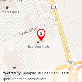 Dairy Queen on Laval Drive, Oshawa Ontario - location map