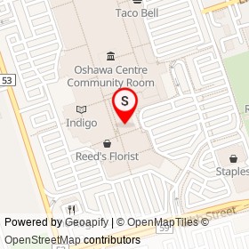 Alia N TanJay on King Street West, Oshawa Ontario - location map