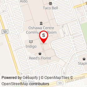 Mind Games on King Street West, Oshawa Ontario - location map