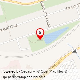 No Name Provided on Oceanpearl Crescent, Whitby Ontario - location map