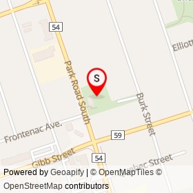 Rundle Park on , Oshawa Ontario - location map