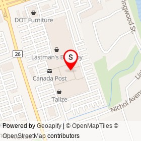 Daily Planet on Greenfield Crescent, Whitby Ontario - location map