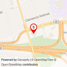 McDonald's on Consumers Drive, Whitby Ontario - location map