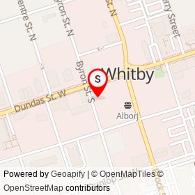 The Downpatrick on Byron Street South, Whitby Ontario - location map