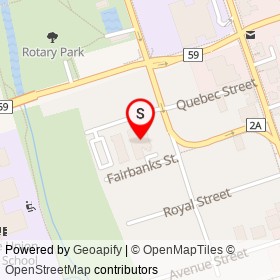Pinewood Centre on Centre Street South, Oshawa Ontario - location map
