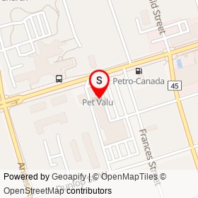 Michelle's Billiards & Lounge on Dundas Street West, Whitby Ontario - location map