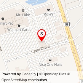 Moores on Laval Drive, Oshawa Ontario - location map