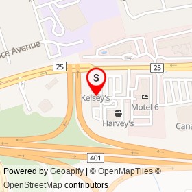 Sunset Grill on Consumers Drive, Whitby Ontario - location map