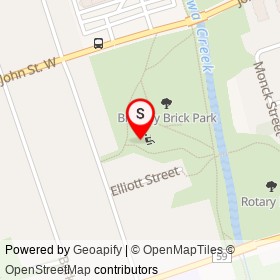 No Name Provided on Elliott Street, Oshawa Ontario - location map
