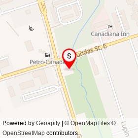 Garden Street Auto Sales on Dundas Street East, Whitby Ontario - location map