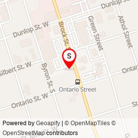 Mr. Sub on Brock Street South, Whitby Ontario - location map