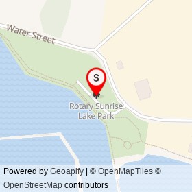 Rotary Sunrise Lake Park on , Whitby Ontario - location map