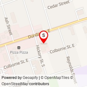 Flooring Centre on Hickory Street South, Whitby Ontario - location map