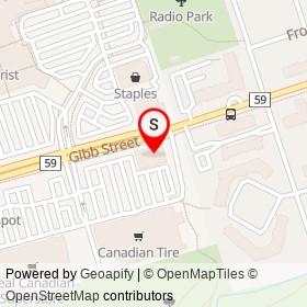 Mark's on Gibb Street, Oshawa Ontario - location map