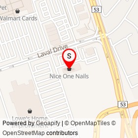 Nice One Nails on Laval Drive, Oshawa Ontario - location map