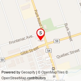 Fas Gas on Gibb Street, Oshawa Ontario - location map