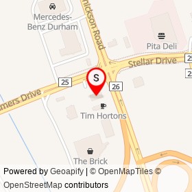 Shell on Consumers Drive, Whitby Ontario - location map