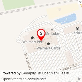 Walmart Supercentre on Laval Drive, Oshawa Ontario - location map