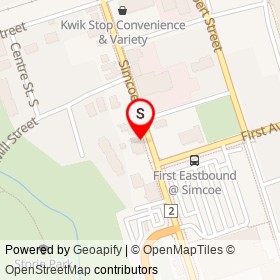GoodLife Flooring on Simcoe Street South, Oshawa Ontario - location map