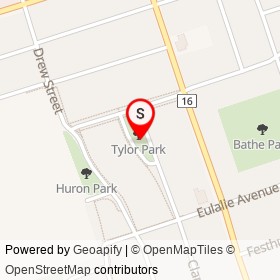 Tylor Park on , Oshawa Ontario - location map