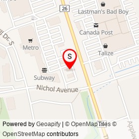 EB Games on Thickson Road, Whitby Ontario - location map