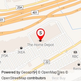 The Home Depot on Victoria Street East, Whitby Ontario - location map