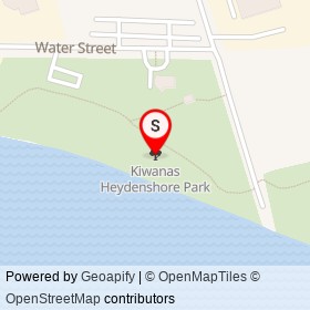 Kiwanas Heydenshore Park on , Whitby Ontario - location map