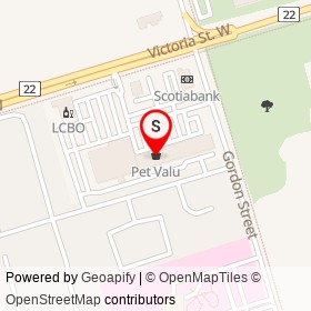 Pet Valu on Whitby Shores Greenway, Whitby Ontario - location map