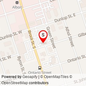 Scotties on Brock Street South, Whitby Ontario - location map