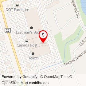 Rubi's Fashions on Greenfield Crescent, Whitby Ontario - location map